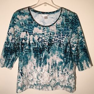 Christopher & Banks Print Shirt